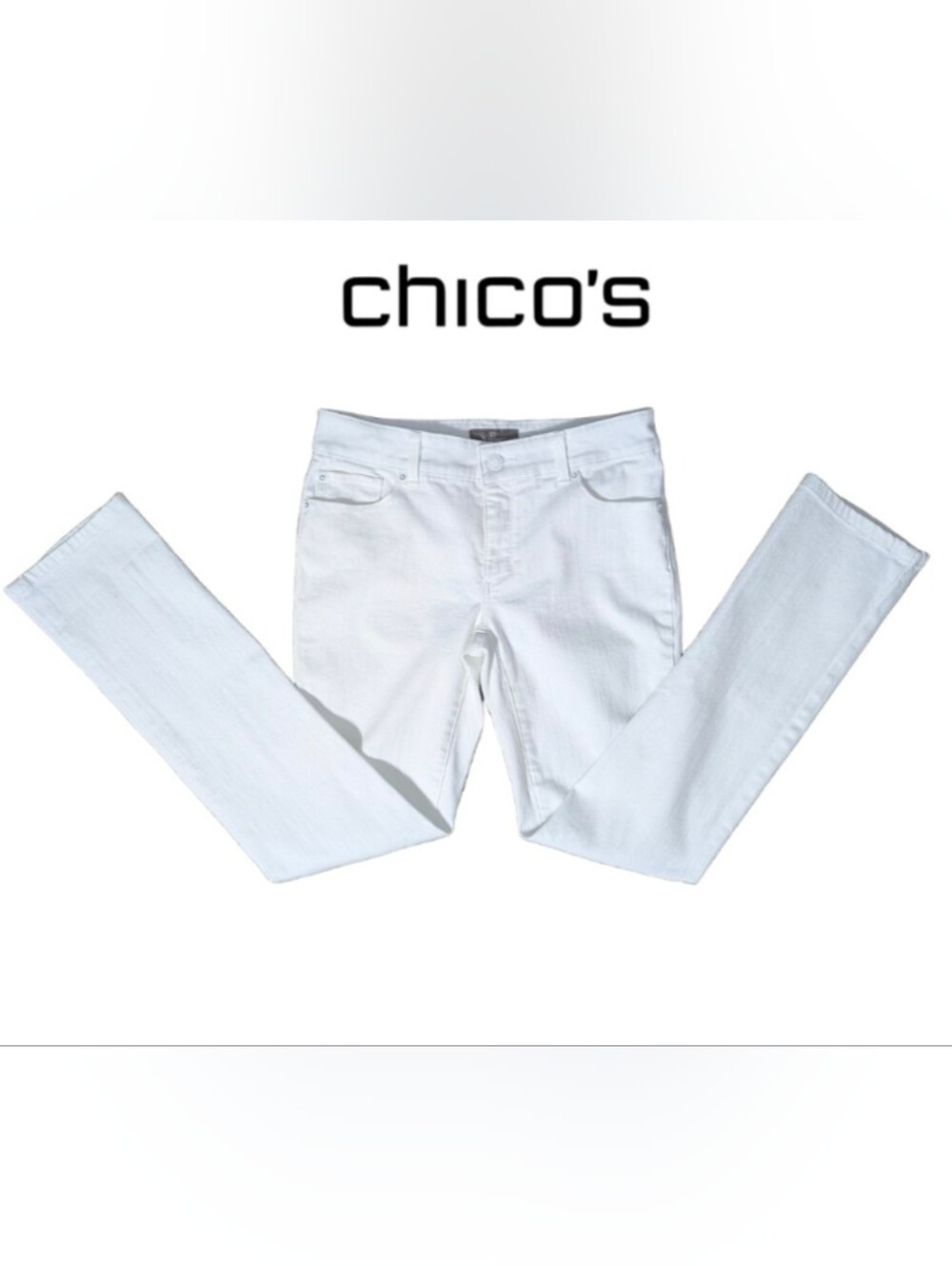 Chico's So Slimming White Skinny Jeans - Size 00 Regular